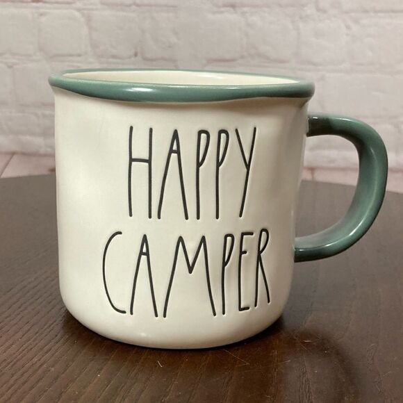 COPY - New RAE DUNN ARTISAN COLLECTION MUG “Happy Camper” - Picture 1 of 5